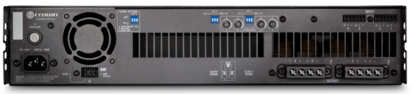 DCI4X600 4CH POWER AMPLIFIER 600W @ 4OHM, 70V, & 100V PER CHANNEL / 1200W BRIDGE MONO MODE / 2RU